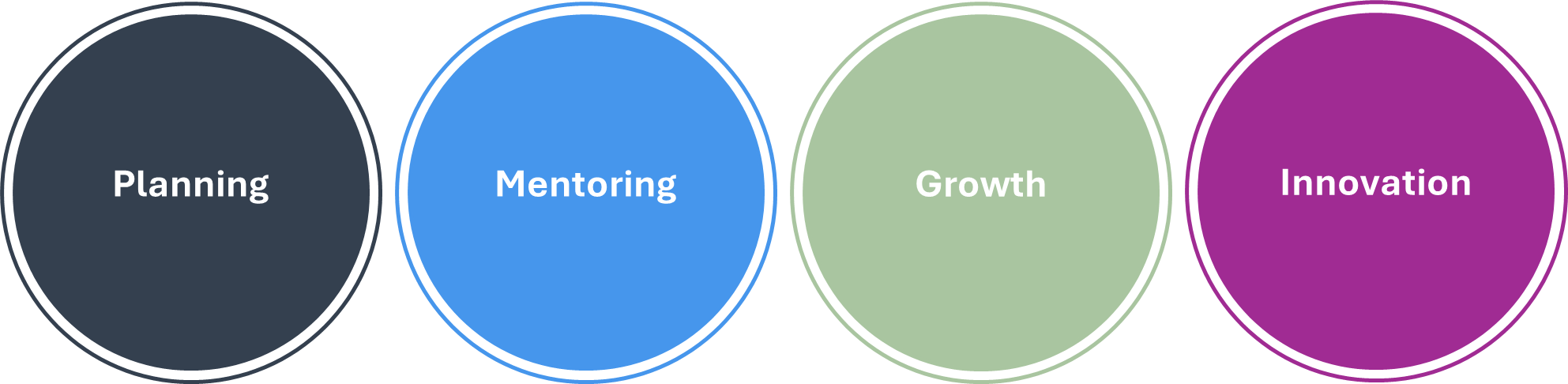 Business Strategy Circle Diagram